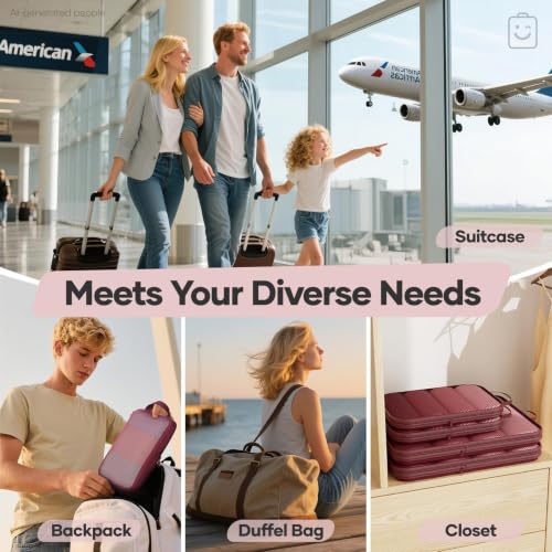 9 11 Set Compression Packing Cubes for Travel Essentials (9 Count)
