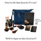 Leather Crossbody Bags for Women Small Genuine Nappa Purse Multi