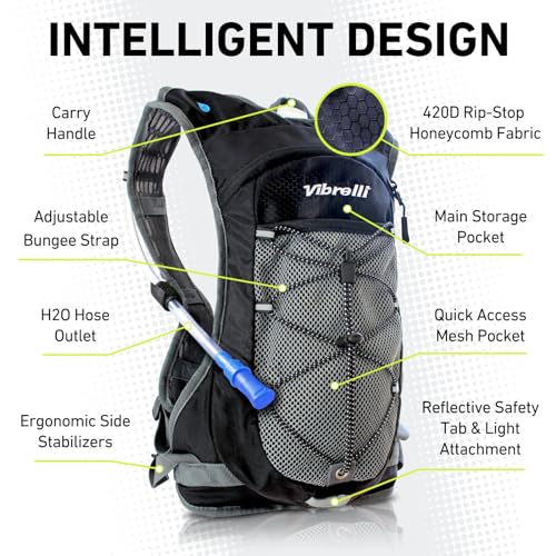 Hydration Pack & 2L Hydration Water Bladder