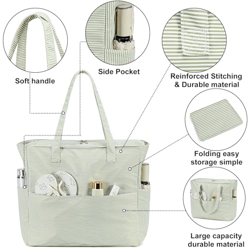 Waterproof Beach Tote Pool Bags for Women Ladies Extra Large Gym Tote Carry On Bag With Wet Compartment for Weekender Travel