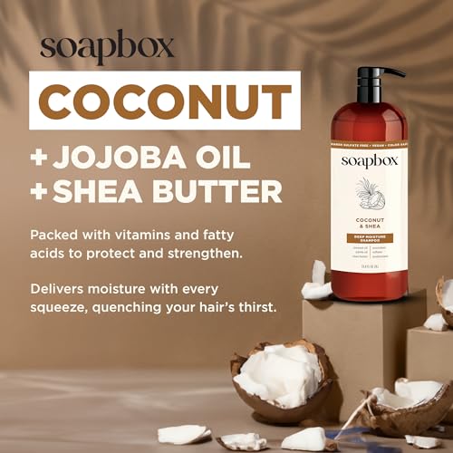 Coconut & Shea Shampoo for Dry Hair (33.8 Fl Oz)