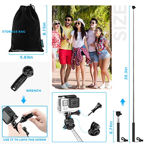 Accessories Kit for AKASO EK5000 EK7000 4K WiFi Action Camera GoPro Hero 13 12 11 10 9 8 7 6 5