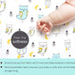 Stretchy Bassinet Sheet Set BROLEX 2 Pack Snug Fitted Cradle Fitted Sheets for Bassinet Pads (2 Count)