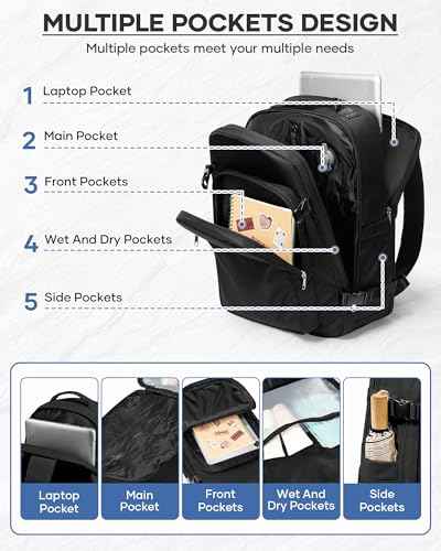 Vacuum Backpack Travel With Pump