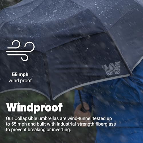 Arnold Palmer Compact Collapsible Umbrella for Car and Backpack