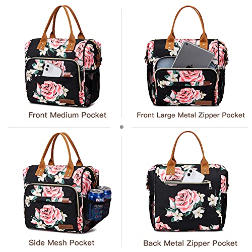 Lunch Box for Women Adult Insulated Lunch Bag for Female Teacher Nurse Mom