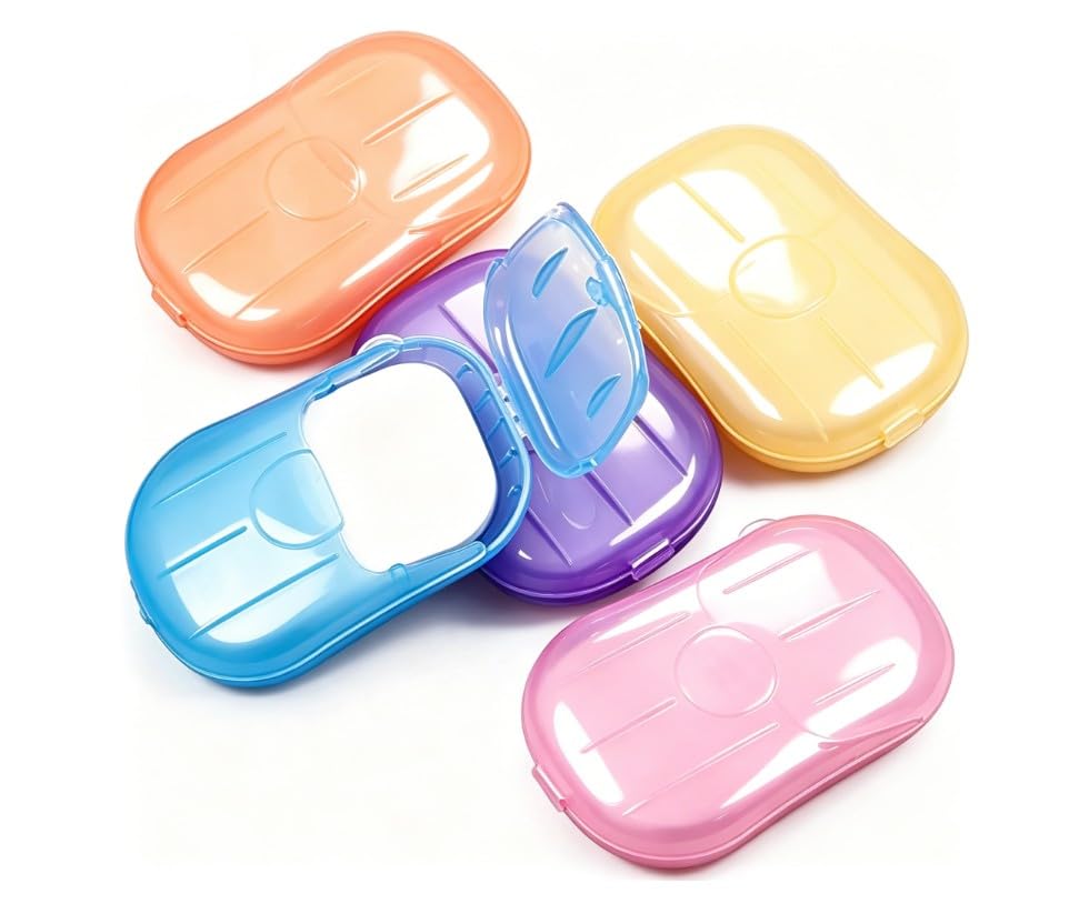 5 Boxes 500 Sheets Disposable Soap Paper Hand Cleaner Fragrance Mini Color Soap Paper for school Indoor (500 Count)