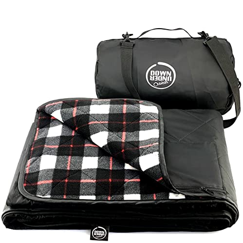 Waterproof 350 GSM Fleece or Sherpa Stadium Blanket