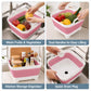Collapsible Dish Basin with Drain Plug