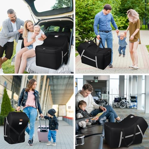Infant Car Seat Travel Bag for Airplane Compatible with All Nuna Pipa Car Seat and Base