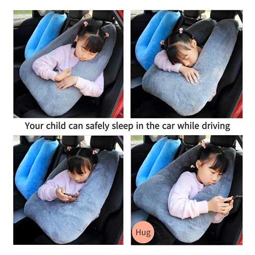 Travel Pillow Car Pillow Kid Car Sleeping Red