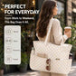 Beach Bag Waterproof Sandproof Women Beach Tote Pool Bag with Zipper for Gym Grocery Travel with Wet Pocket