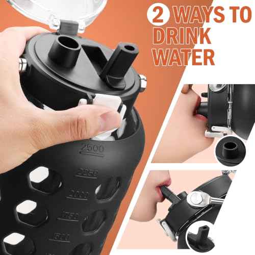 84 oz Glass Water Bottle