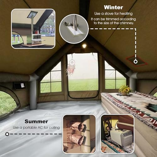 13' x 10' Large Inflatable Tents for Camping 8