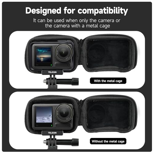 Mini Carry Case Lens Protector for DJI Action 5 Pro Action 4 Action 3 Insta 360 Ace Insta360 Ace Pro Accessories