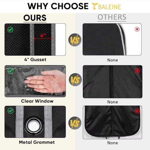 2PK Garment Bags for Hanging Clothes (2 Count)