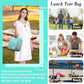 Preppy Lunch Box for Women Aesthetic Insulated Lunch Bag for Young Ladies Female