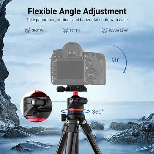 Basics 66.5" 169 cm Travel Tripod for Camera