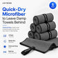 Microfiber Quick Dry Gym Towel 5 Pack (5 Count)