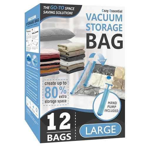 Vacuum Storage Bags with Hand Pump