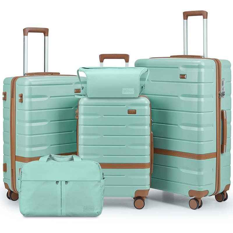 Luggage Sets with TSA Lock Hardside PC+ABS Carry On expandable Suitcase with Spinner Wheels Lightweight Rolling Travel Luggage Sets with YKK