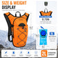 Hydration Pack Hiking Backpack with 2L BPA Free Hydration Bladder for Men