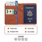 Premium Leather Passport Holder Covers Case
