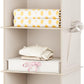 YOUDENOVA Hanging Closet Organizer, 3-Shelf Closet Hanging Storage Shelves, Beige