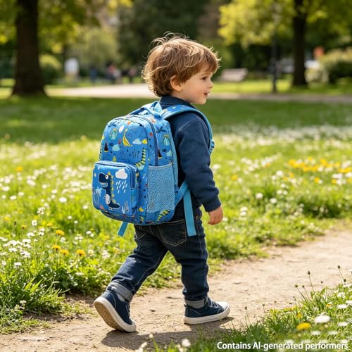 Little Kids Cartoon Backpack For 3
