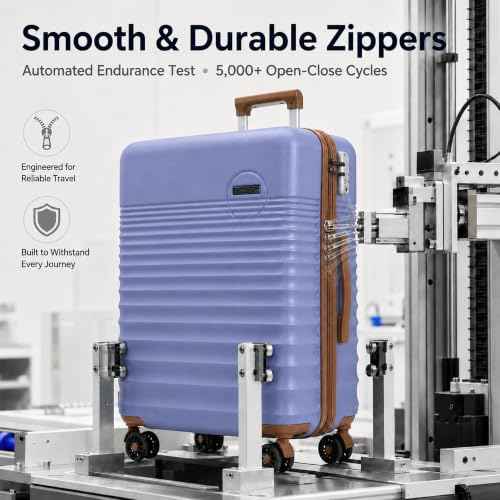 Carry On Luggage 22x14x9 Airline Approved Suitcase with Wheels