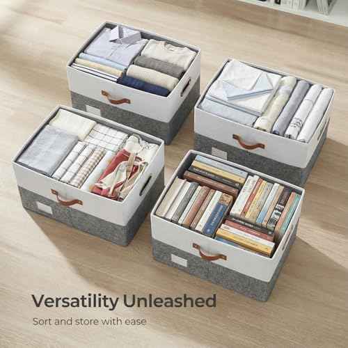Storage Bins with Lids [3 (3 Count)