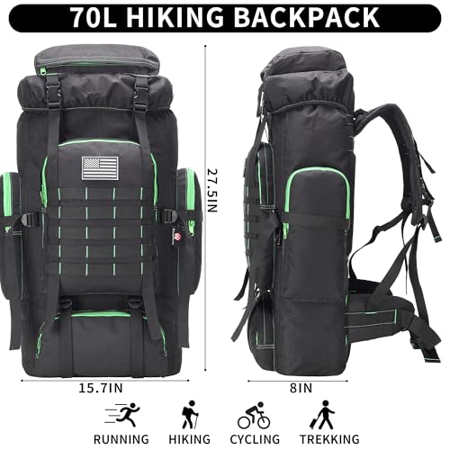 Hiking Backpack for Men 70L