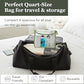 Clear Quart Travel Toiletry & Cosmetic Bag