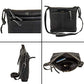 Leather Crossbody Bags for Women Small Genuine Nappa Purse Multi