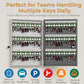72 Key Lock Box Smart Key Organier Cabinet with Keypad & App for Office