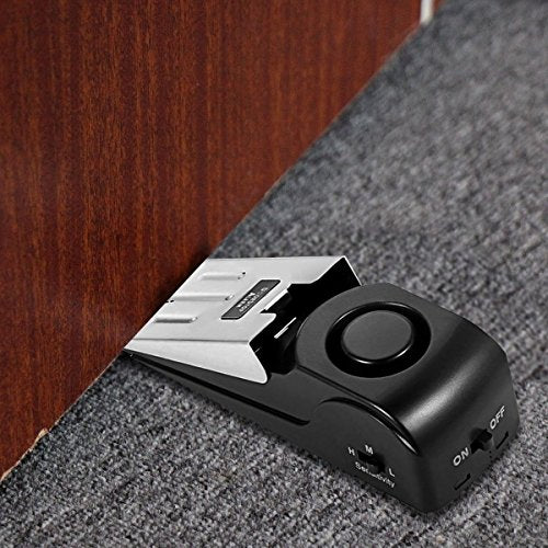 Door Stop Alarm with 120DB Siren Door Stop for Home & Travel (2 Count)