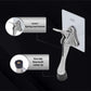 One-Touch Doorstop Adhesive Bracket (White, 4inch x 2pack)