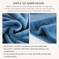 Large Soft Travel Blanket and Inflatable Pillow Set