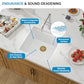 18 White Undermount Bar Sink