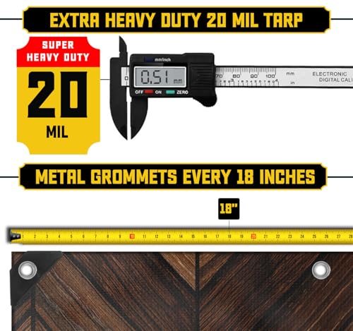 Extreme Heavy Duty 20 Mil Tarp Cover