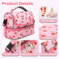 Kids Double Decker Cooler Insulated Lunch Bag Large Tote for Boys