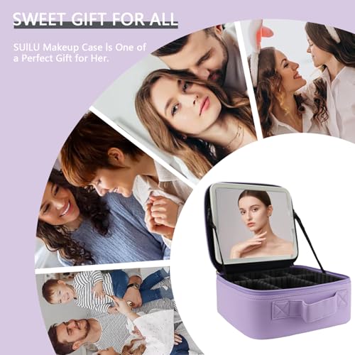 Makeup Bag with Led Mirror