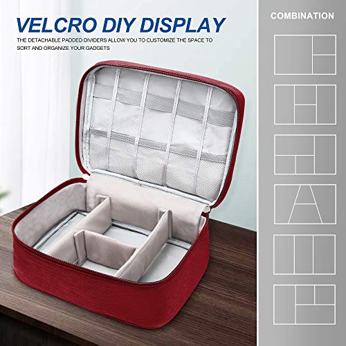 Electronics Organizer Travel Universal Cable Organizer Bag Waterproof Electronics Accessories Storage Cases for Cable