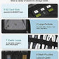 Large Electronics Organizer Travel Case for Tech Accessories