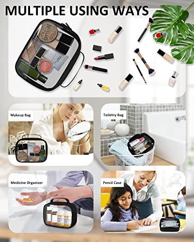 TSA Approved Toiletry Bag Clear Quart Size Travel Bags Makeup Bag