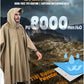 Hooded Rain Poncho for Adult Waterproof Lightweight Raincoat