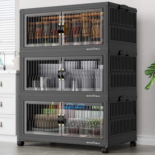360Qt Stackable Storage Bins with 3 Lids (3 Count)