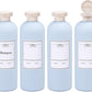 ASEVAT 13.5oz 4pack Refillable Travel Shampoo and Conditioner Bottles, Travel Size containers, Travel Bottle for toiletries, Squeeze Bottles with Flip Cap, Empty Plastic Leak Proof Travel Bottles