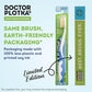 Dr Plotkas Soft Bristle Flossing Toothbrush Manual Soft Toothbrush for Adults