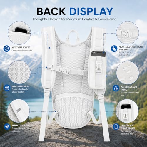Lightweight Hydration Backpack 2L Water Bladder Pack